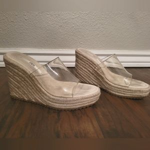 Zara womens wedge heels size 40 (10)